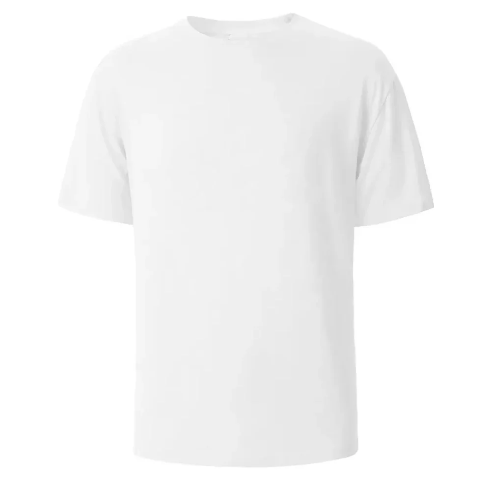 100% Cotton Men's T-shirt O-neck Solid Color Bottoming Shirt Universal Casual Breathable T-shirt Tops Spring Autumn - immagine 11