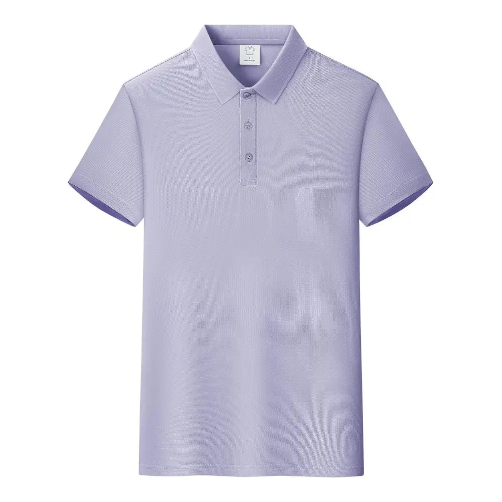 High-end Casual Polo Shirt with Custom Digital Printing for Large Size, Loose and Breathable, 100% Polyester-Cotton, Custom Logo - immagine 10