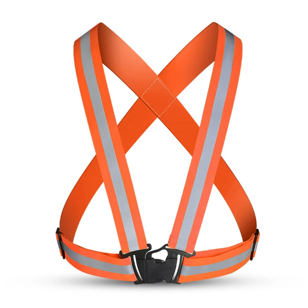 High Visibility Highlight Reflective Straps Breathable Multicolors Safety Vest Elastic Band Safety Protection Construction Work - immagine 9