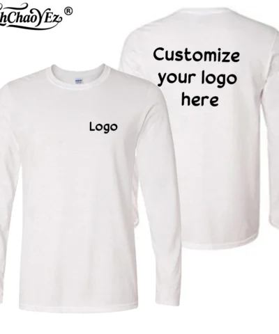 Custom Cotton T Shirt Make Your Design Logo Text Men Women Print Original Design Summer High Quality Gifts Team Family T-shirt