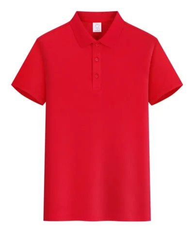 High-end Casual Polo Shirt with Custom Digital Printing for Large Size, Loose and Breathable, 100% Polyester-Cotton, Custom Logo - immagine 17