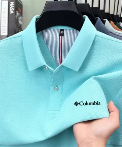100% pure cotton 2026high-end brand men's short sleeve polo shirt summer fashion luxury logo embroidered golf top casual T-shirt