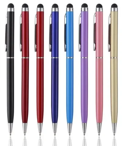 10/20 Pack Stylus Pens for Touch Screens Stylus Pen for Tablets Kindle & Black Ink Ballpoint Pens-2 in 1 Stylist pen for Screens