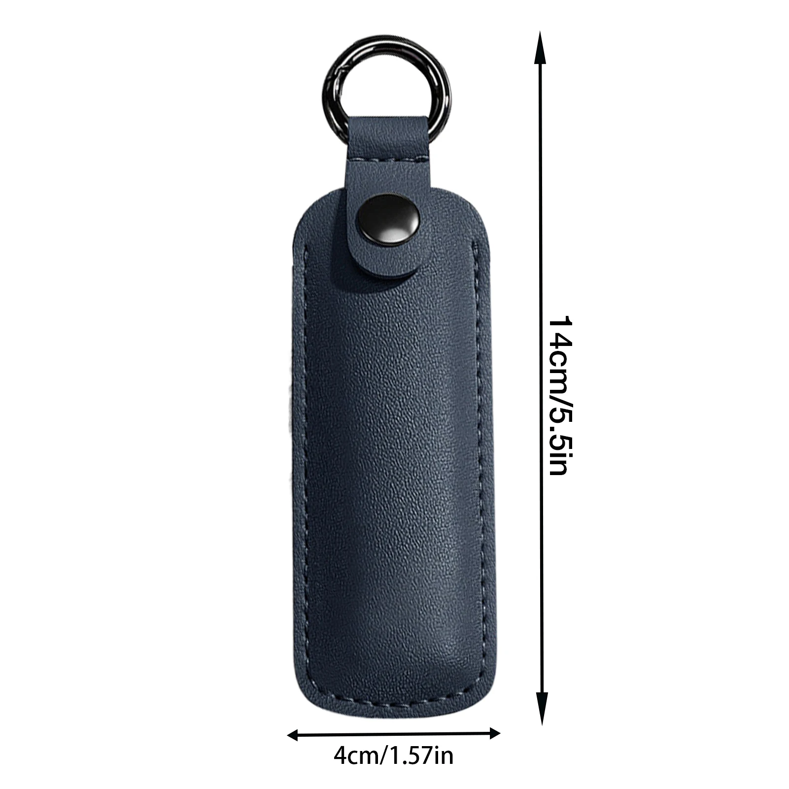 Leather U Disk Pouch Key Ring Holder USB Flash Drive Holder Anti-loss Keychain Case Pendrive Protective Cover Digital Accessory - immagine 7