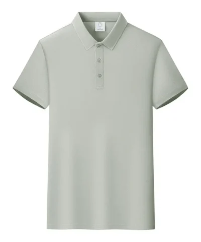 High-end Casual Polo Shirt with Custom Digital Printing for Large Size, Loose and Breathable, 100% Polyester-Cotton, Custom Logo - immagine 22