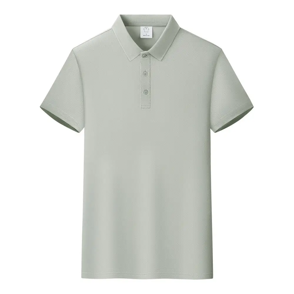 High-end Casual Polo Shirt with Custom Digital Printing for Large Size, Loose and Breathable, 100% Polyester-Cotton, Custom Logo - immagine 22