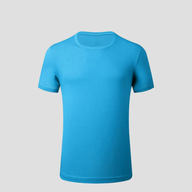 Customized Logo Children's Round Neck New Temperament Summer T-shirt 21 Colors 100 % Cotton Boys And Girls Short-sleeved - immagine 14