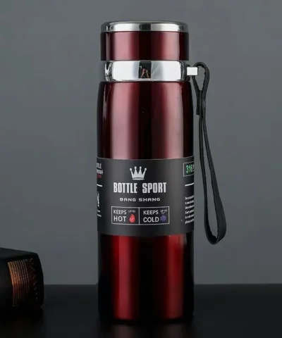 1L Thermal Water Bottle 316 Stainless Steel Tea Water Keep Cold and Hot Water Bottole Vacuum Flasks Large Capacity Sports Kettle