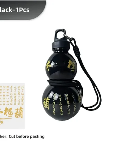 800ml Large Capacity Gourd Water Bottle Child Water Gourd Kettle Chinese Style Leakproof Water Jug for School Sport Water Kettle - immagine 7