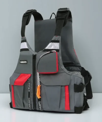 High Buoyancy Fishing Vest Adjustable Safety Life Jacket for Outdoor Boating and Fishing Gear Men Women Water Sports Vest