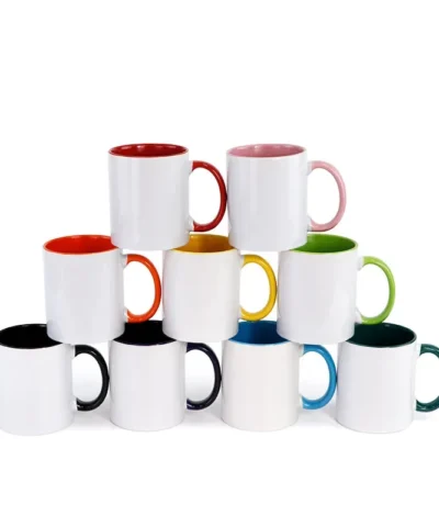 Custom Ceramic Mug Color Inside and Handle Inside Cup DIY Image Ceramic Mug DIY Photo Picture Logo Text Gifts - immagine 4
