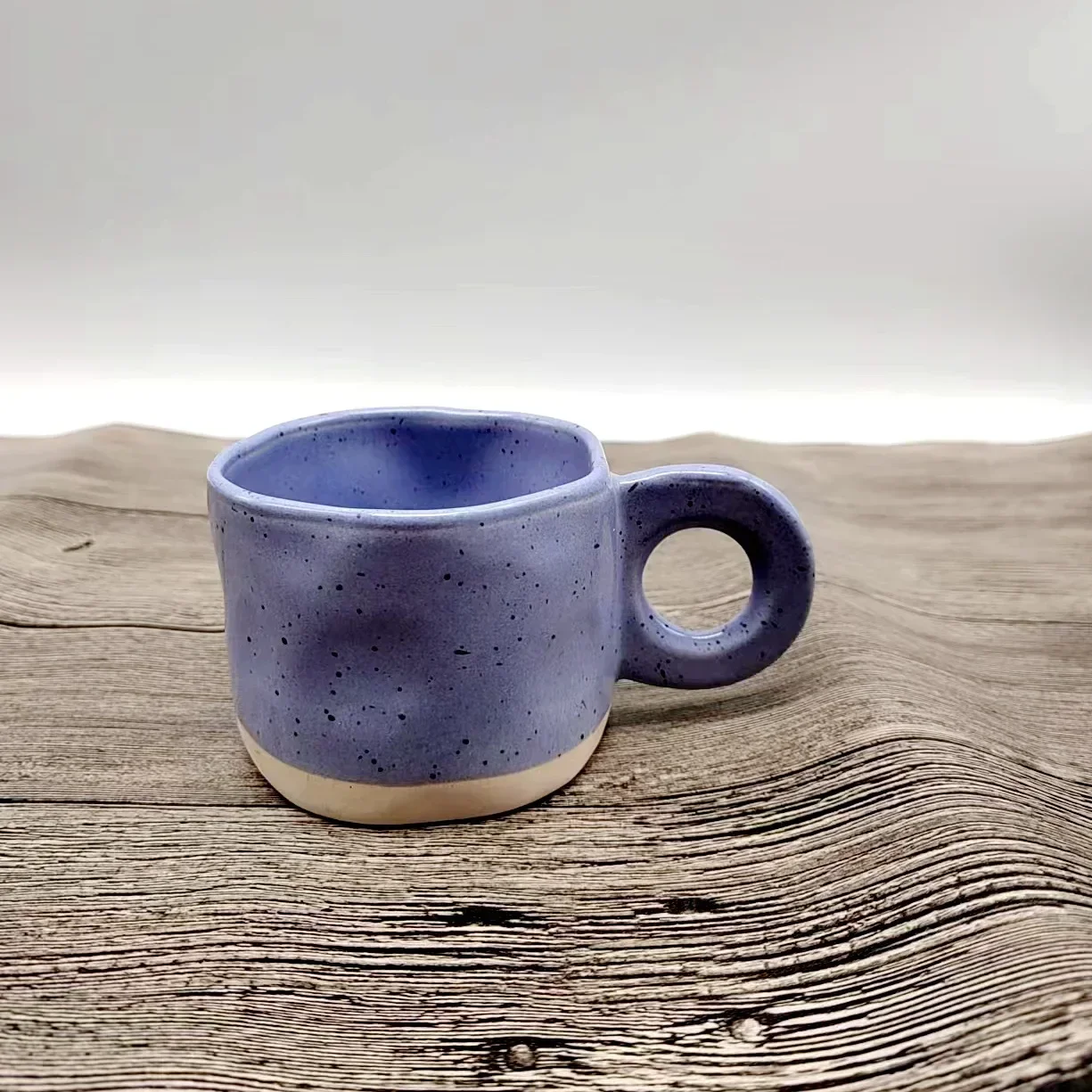 250ML Ceramic Mugs Creative Ring Handle Korean Style Irregular Splash Ink Coffee Cup Office Home Breakfast Tea Cup Handgrip Mug - immagine 7