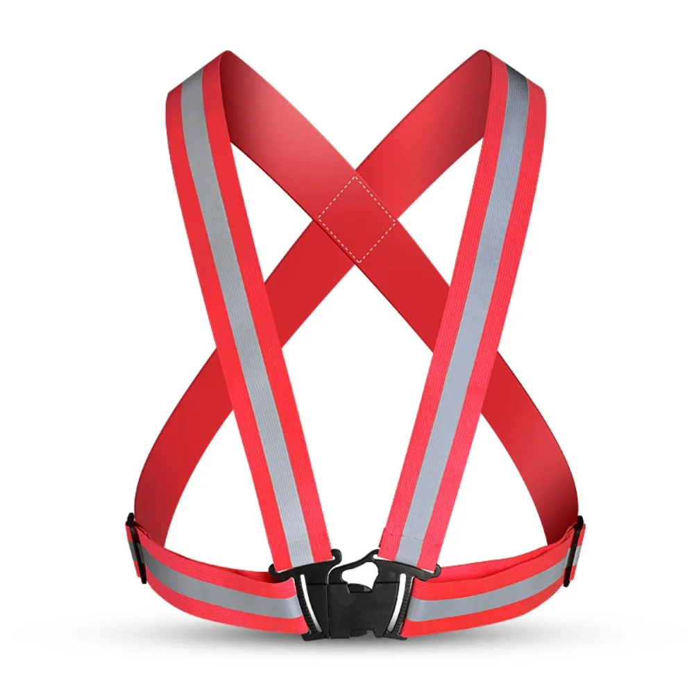 High Visibility Highlight Reflective Straps Breathable Multicolors Safety Vest Elastic Band Safety Protection Construction Work - immagine 14