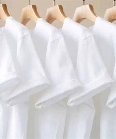 100% Cotton Men's T-shirt O-neck Solid Color Bottoming Shirt Universal Casual Breathable T-shirt Tops Spring Autumn - immagine 4