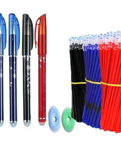 26 Pcs/Set Kawaii Erasable Pens 0.5mm Gel Pen Waterproof Gel Ink Stationery School Writing Supplies for Notebook Office Student