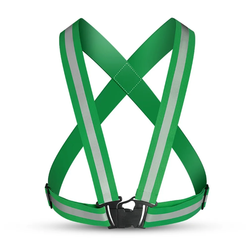 High Visibility Highlight Reflective Straps Breathable Multicolors Safety Vest Elastic Band Safety Protection Construction Work - immagine 8