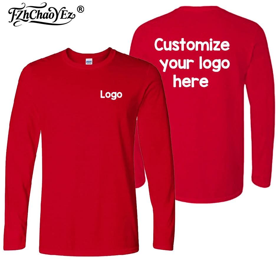Custom Cotton T Shirt Make Your Design Logo Text Men Women Print Original Design Summer High Quality Gifts Team Family T-shirt - immagine 4