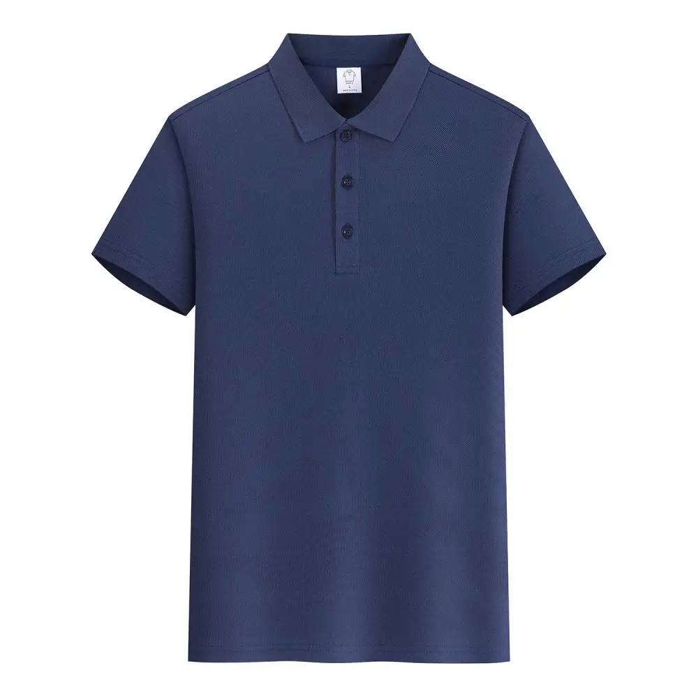 High-end Casual Polo Shirt with Custom Digital Printing for Large Size, Loose and Breathable, 100% Polyester-Cotton, Custom Logo - immagine 13