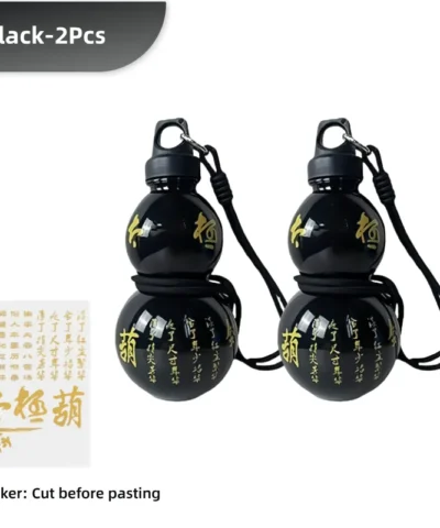 800ml Large Capacity Gourd Water Bottle Child Water Gourd Kettle Chinese Style Leakproof Water Jug for School Sport Water Kettle - immagine 8