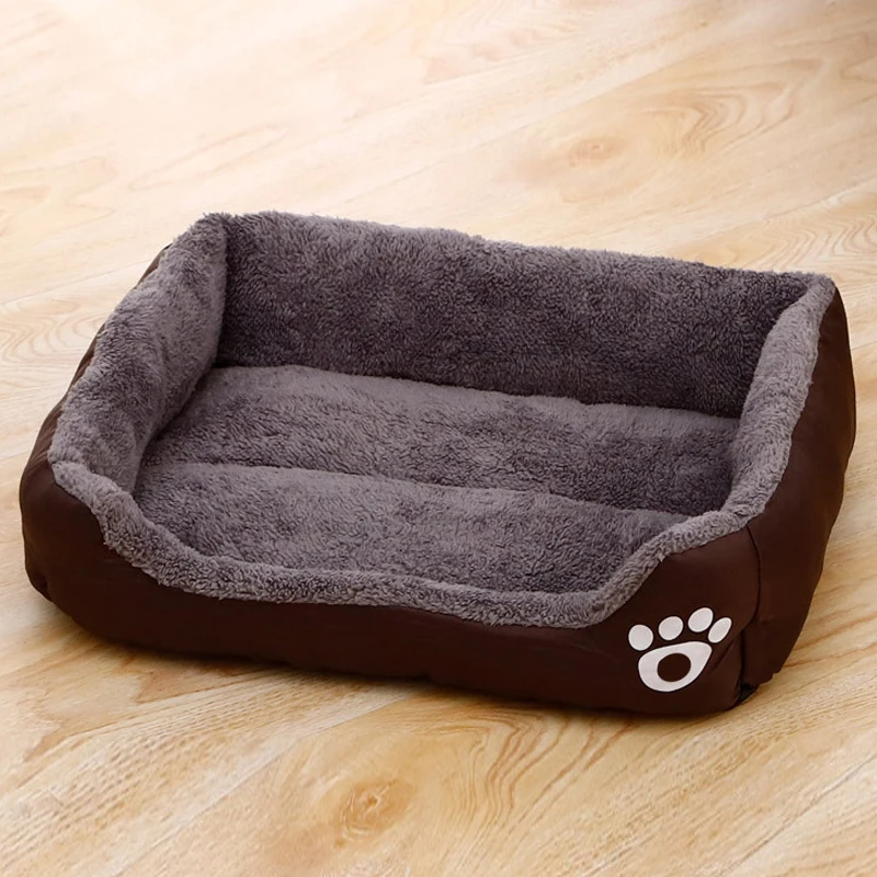 Black Dog Bed Plush Sleeping Bed for Large, Medium and Small Dogs, Non-Slip and Bite-Resistant Pet Sleeping Mat - immagine 8