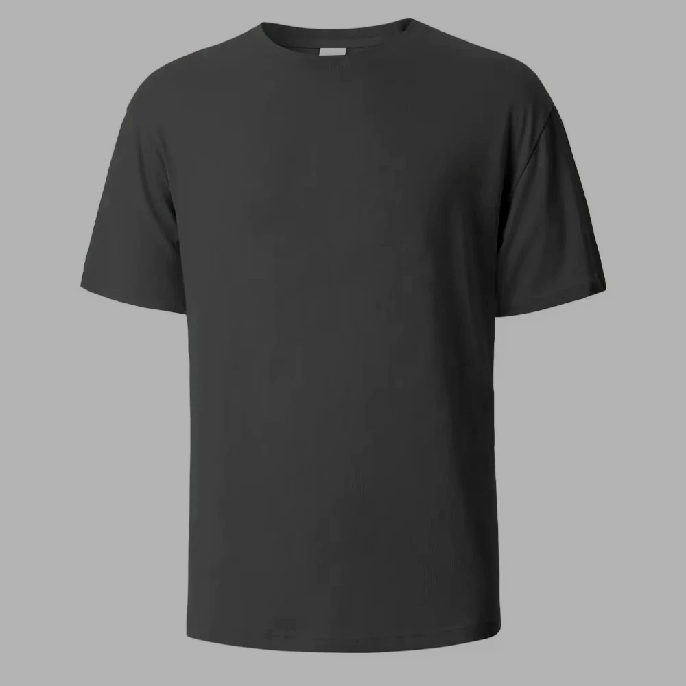 100% Cotton Men's T-shirt O-neck Solid Color Bottoming Shirt Universal Casual Breathable T-shirt Tops Spring Autumn - immagine 13