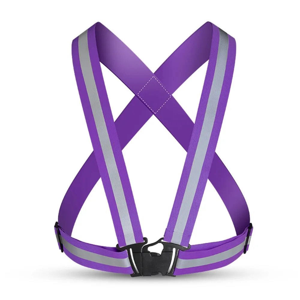 High Visibility Highlight Reflective Straps Breathable Multicolors Safety Vest Elastic Band Safety Protection Construction Work - immagine 12