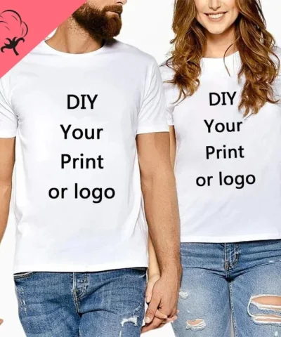 100%cotton Customized Printed Leisure T Shirt  DIY Your Like Photo or Logo T-shirt Fashion Custom Men's Tops Tshirt