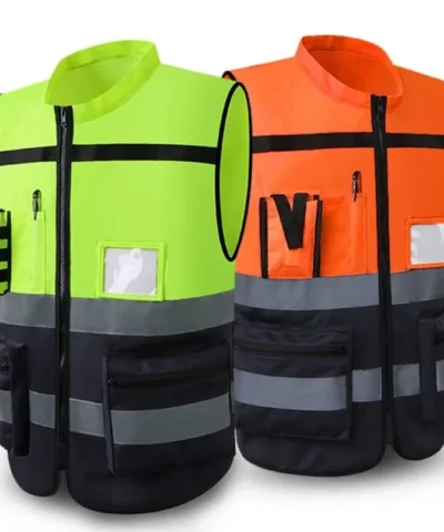 High Visibility Reflective Vest Working Clothes Motorcycle Cycling Sports Outdoor Reflective Safety Clothing Reflective Jacket