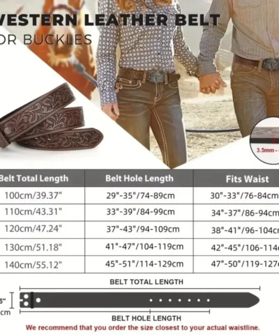 Punk Genuine Leather Embossed Cowhide Belt Alloy Two Layer Pin Buckle Belt High Quality No Buckle Strap Jeans Belt Women Men - immagine 3
