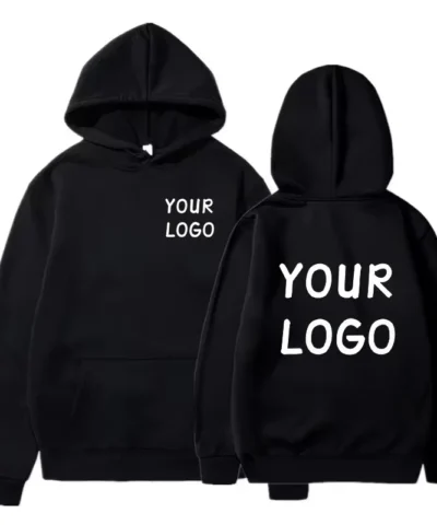 DIY Custom Your Brand LOGO  Men Women Casual Hoodie  Top Solid Color Pullover Street Personality Sweatshirt Custom Gifts