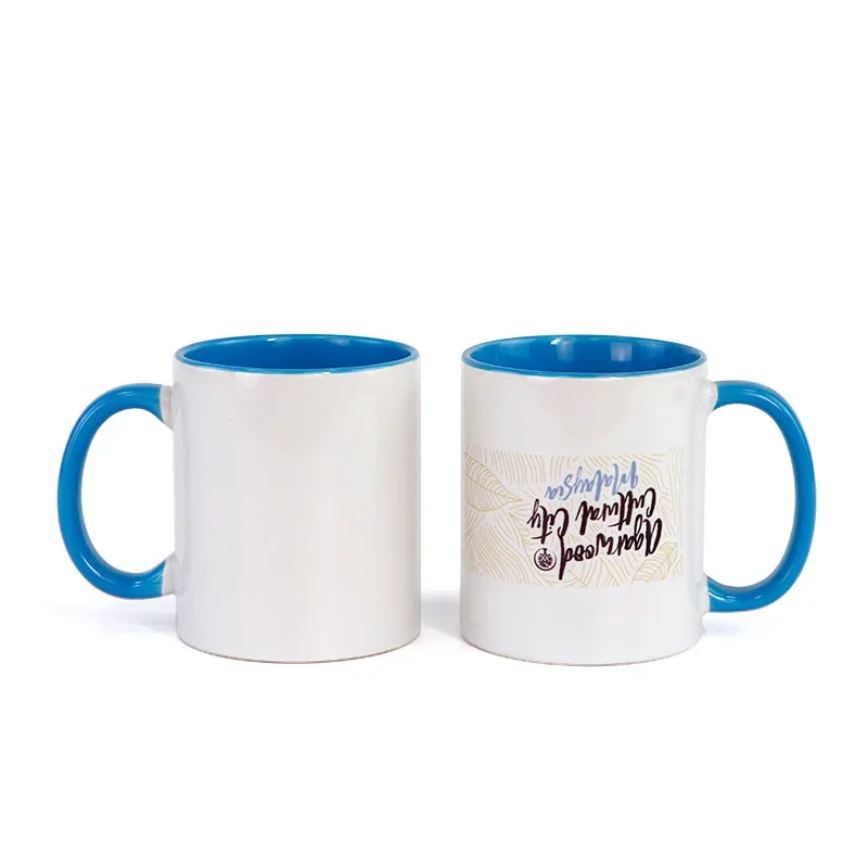 Custom Ceramic Mug Color Inside and Handle Inside Cup DIY Image Ceramic Mug DIY Photo Picture Logo Text Gifts - immagine 5