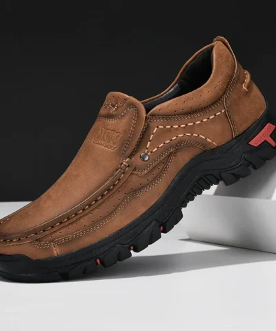 2025 New Loafers High Quality Comfort Wear-resistant Men Casual Leather Shoes Retro Man Dress Shoes Fashion Work Shoe Plus 39-48